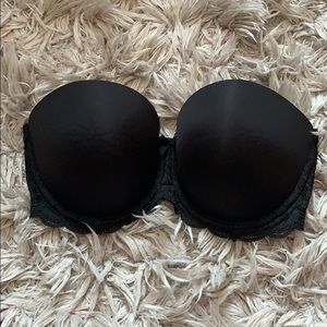 Victoria’s Secret Black Strapless Bra